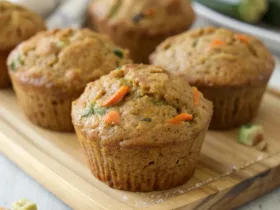 Zucchini Carrot Oatmeal Muffins