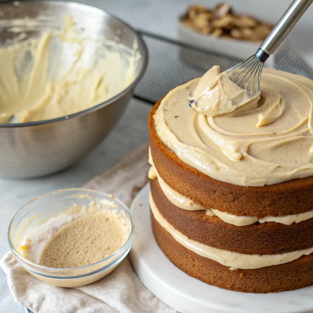 Flourless Banana Layer Cake with Brown Butter Frosting