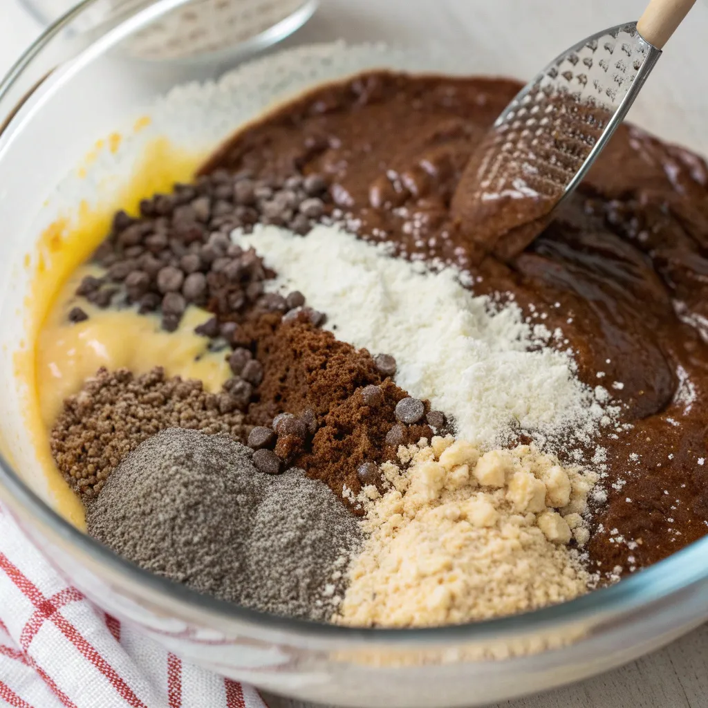 Flourless Black Cocoa and Chia Greek Yogurt Cake