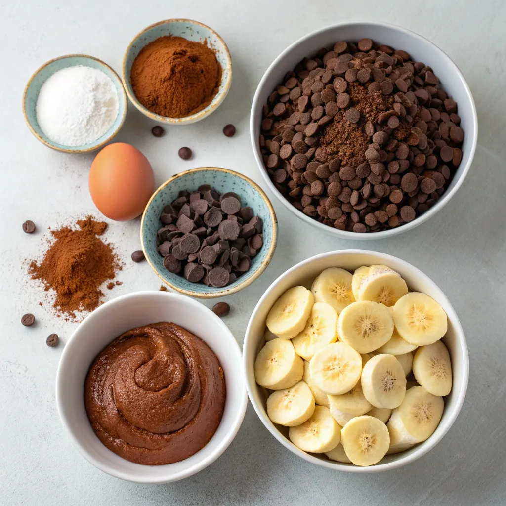 Flourless Double Chocolate Banana Cake