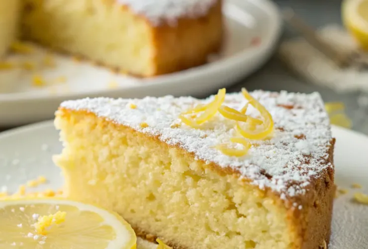 flourless lemon Greek yogurt cake
