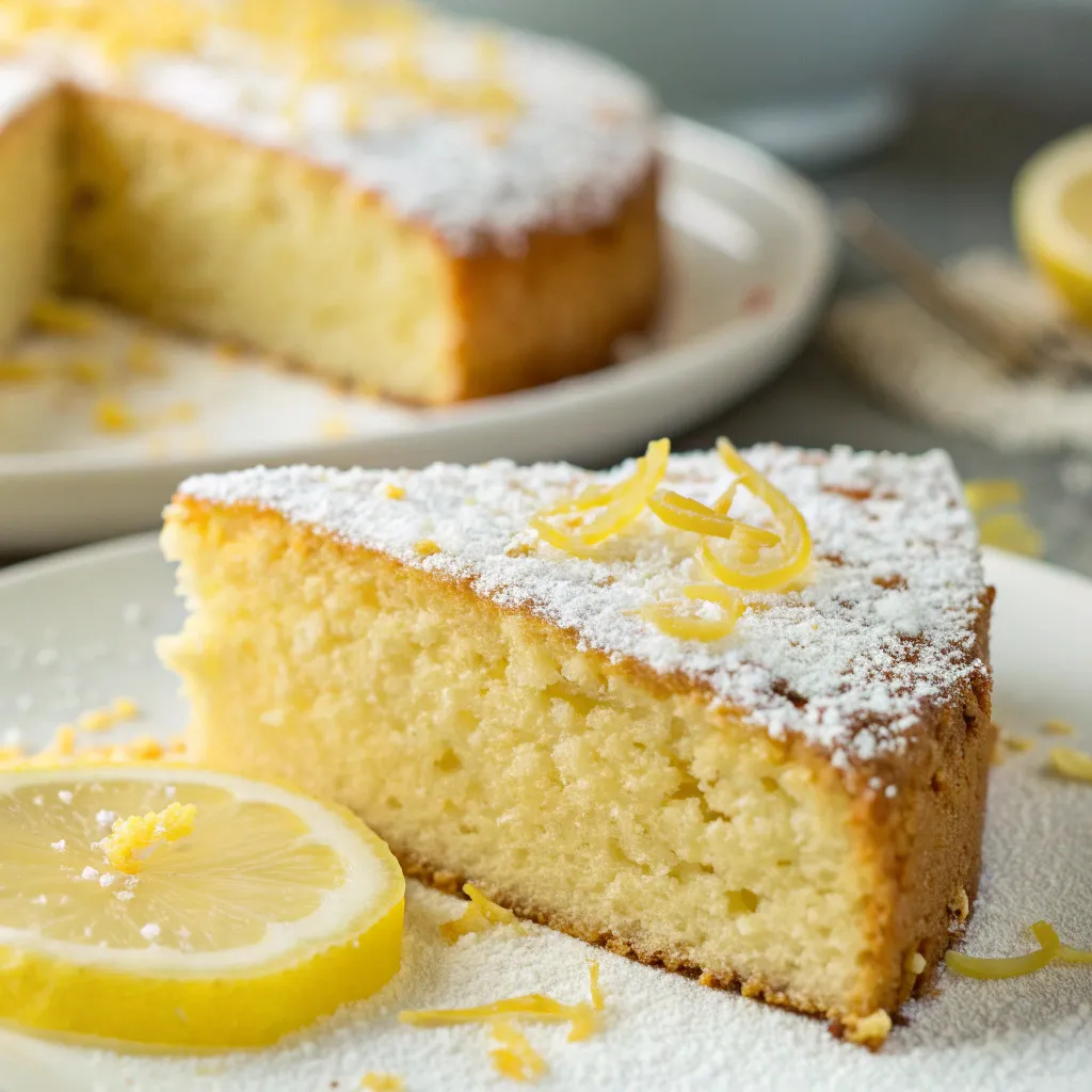 flourless lemon Greek yogurt cake