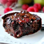 Chocolate Banana Applesauce Cake