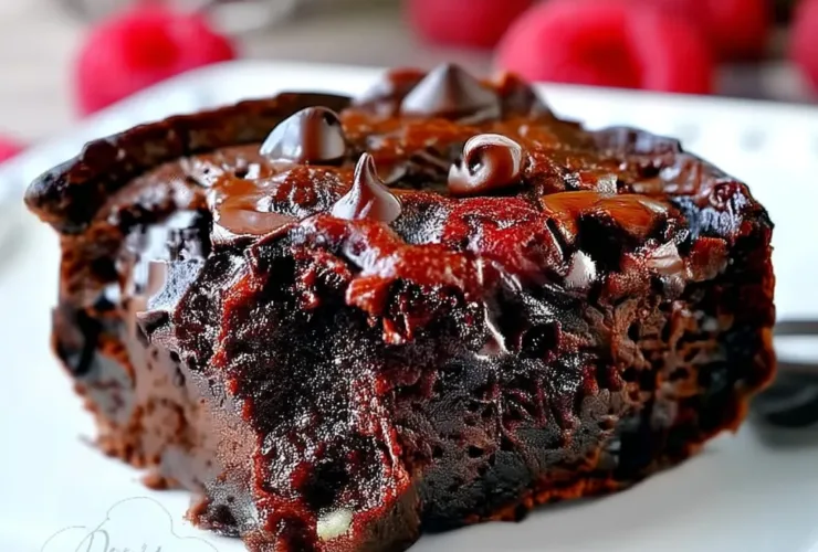 Chocolate Banana Applesauce Cake