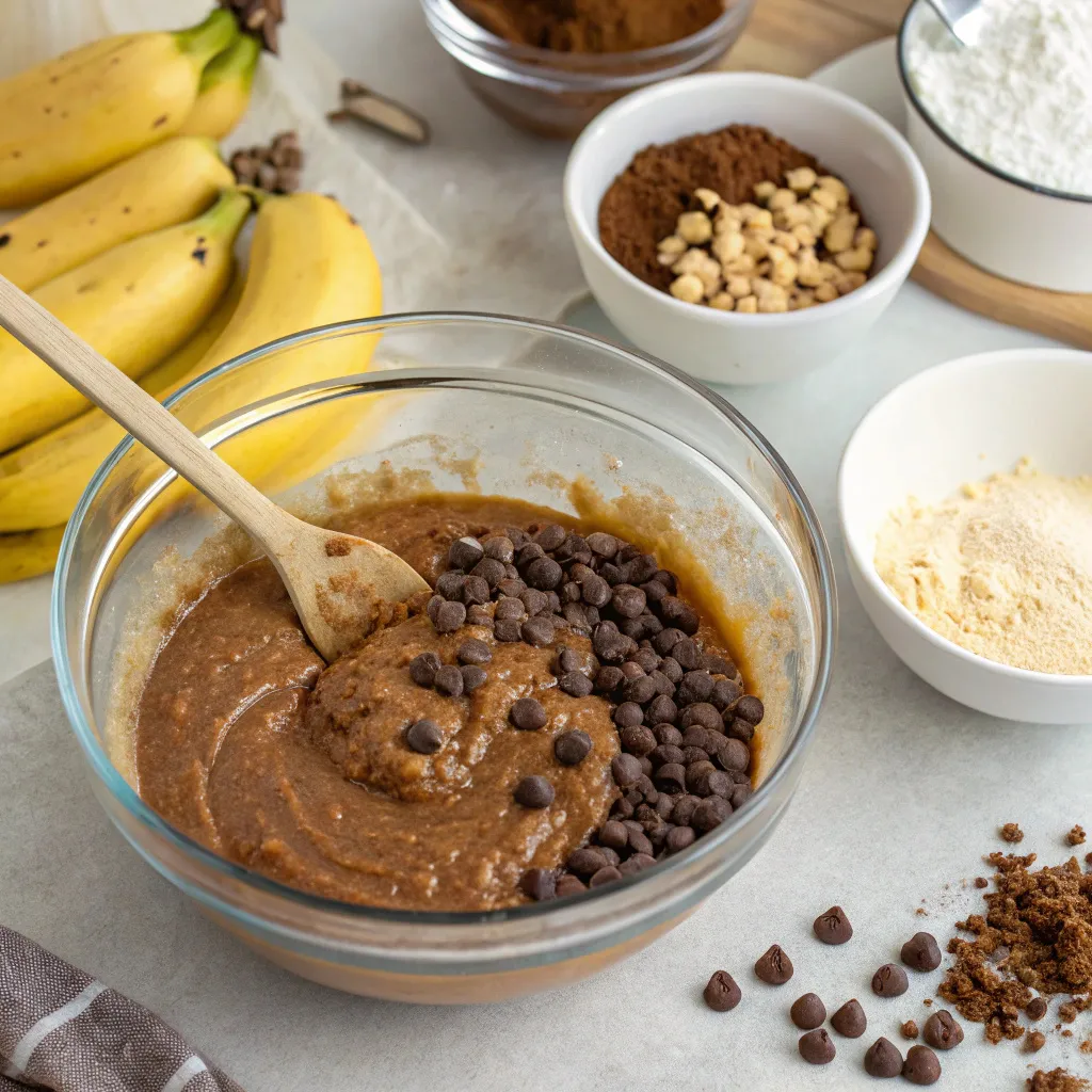 Chocolate Banana Applesauce Cake