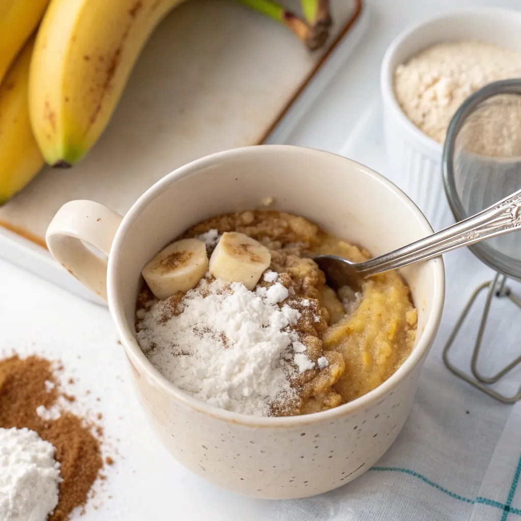 Banana Bread Mug Cake