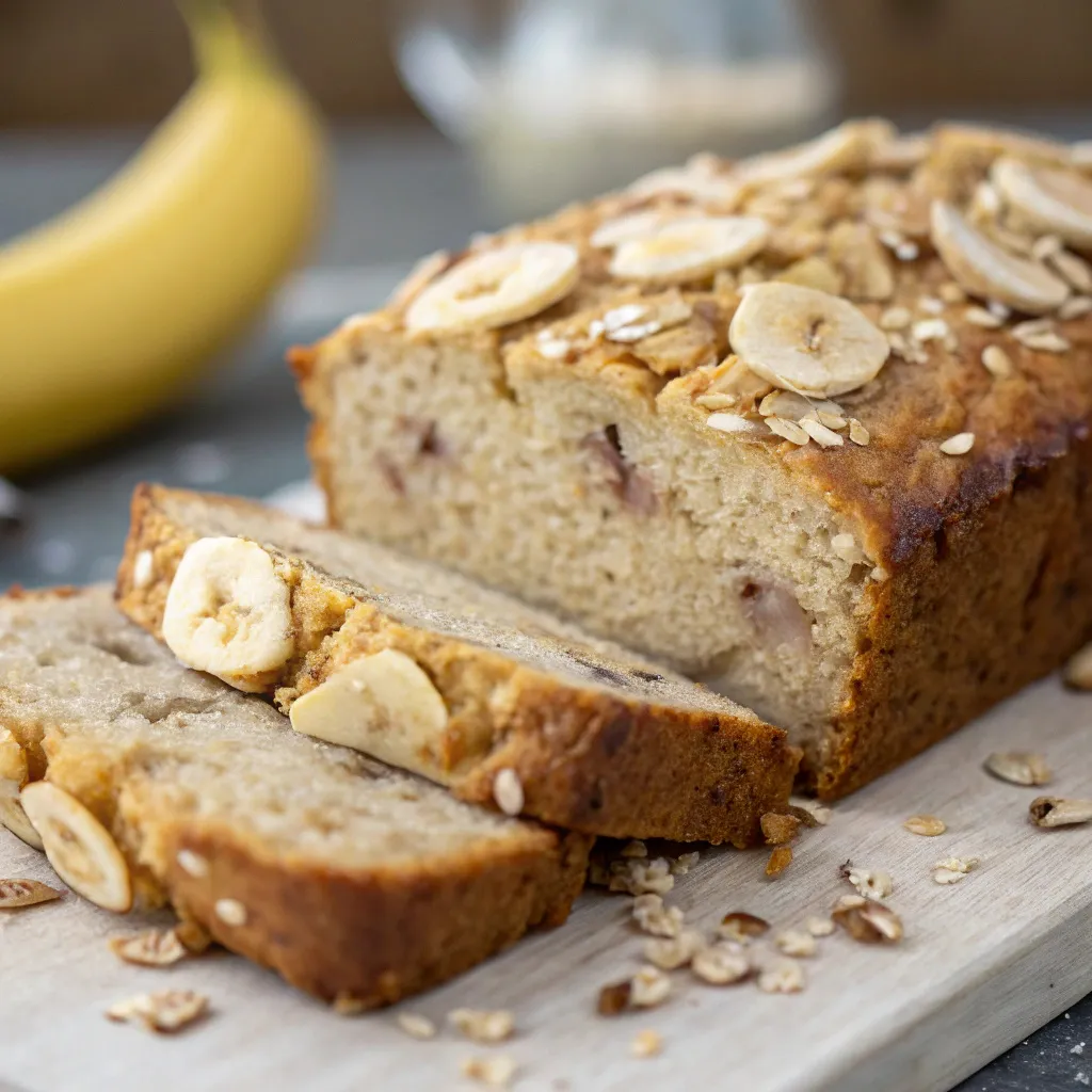Banana Oat Protein Loaf
