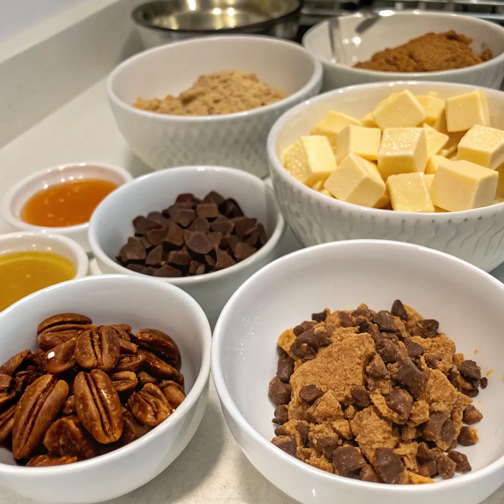 Brown Butter Bourbon Pecan Chocolate Chunk Blondies – The Irresistible, Gooey Bar You Need in Your Life 9 Brown Butter Bourbon Pecan Chocolate Chunk Blondies