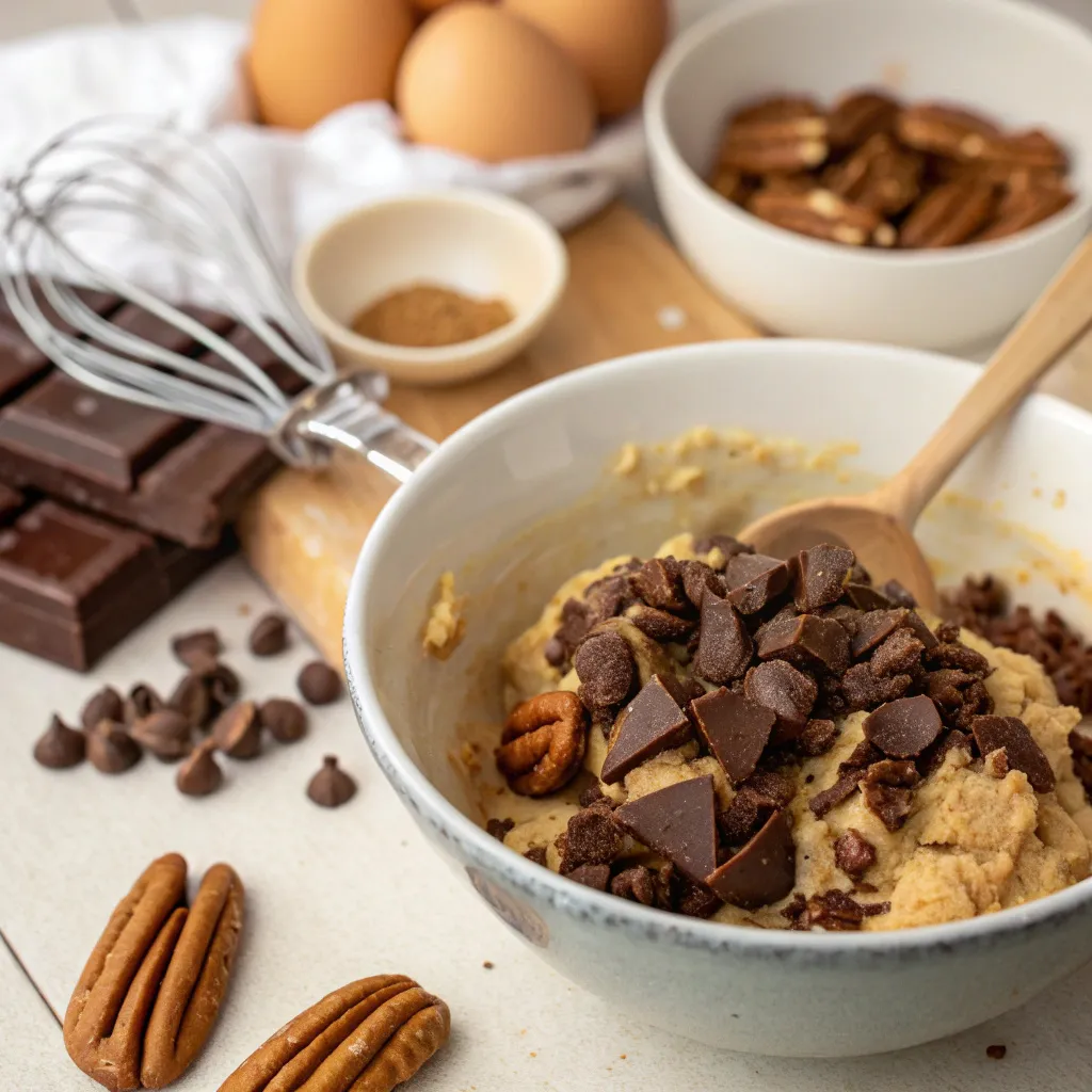 Brown Butter Bourbon Pecan Chocolate Chunk Blondies – The Irresistible, Gooey Bar You Need in Your Life 10 Brown Butter Bourbon Pecan Chocolate Chunk Blondies
