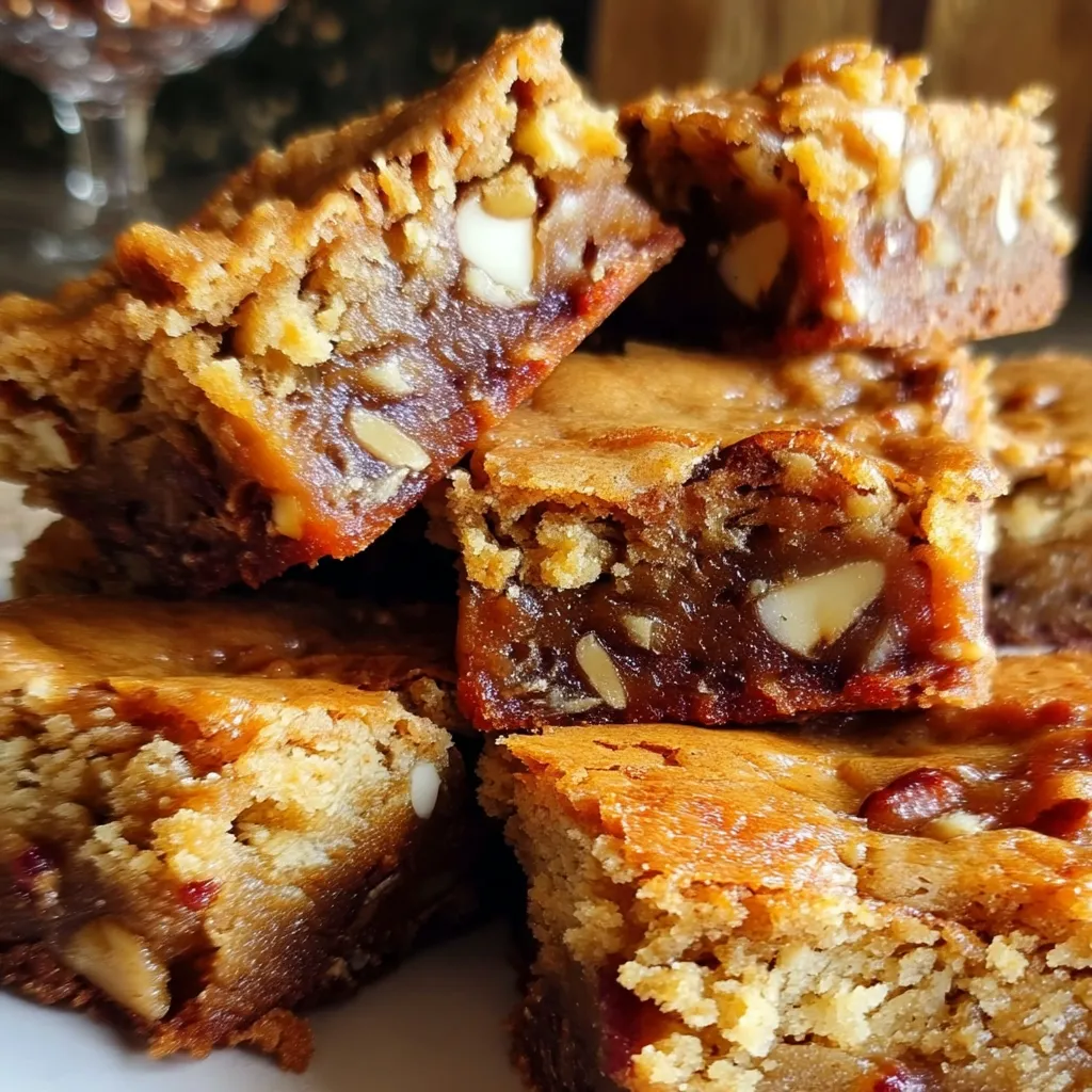 Brown Sugar Butter Pecan Blondies