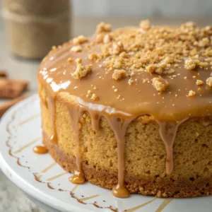 Butterscotch Cake with Caramel Icing