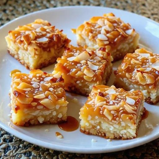 Butterscotch Coconut Magic Squares