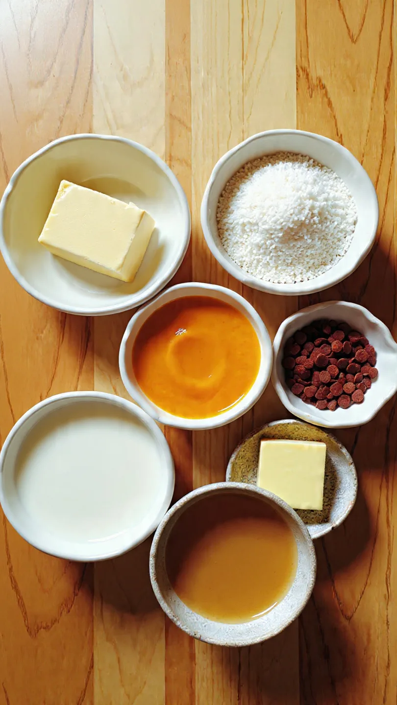 Butterscotch Coconut Magic Squares