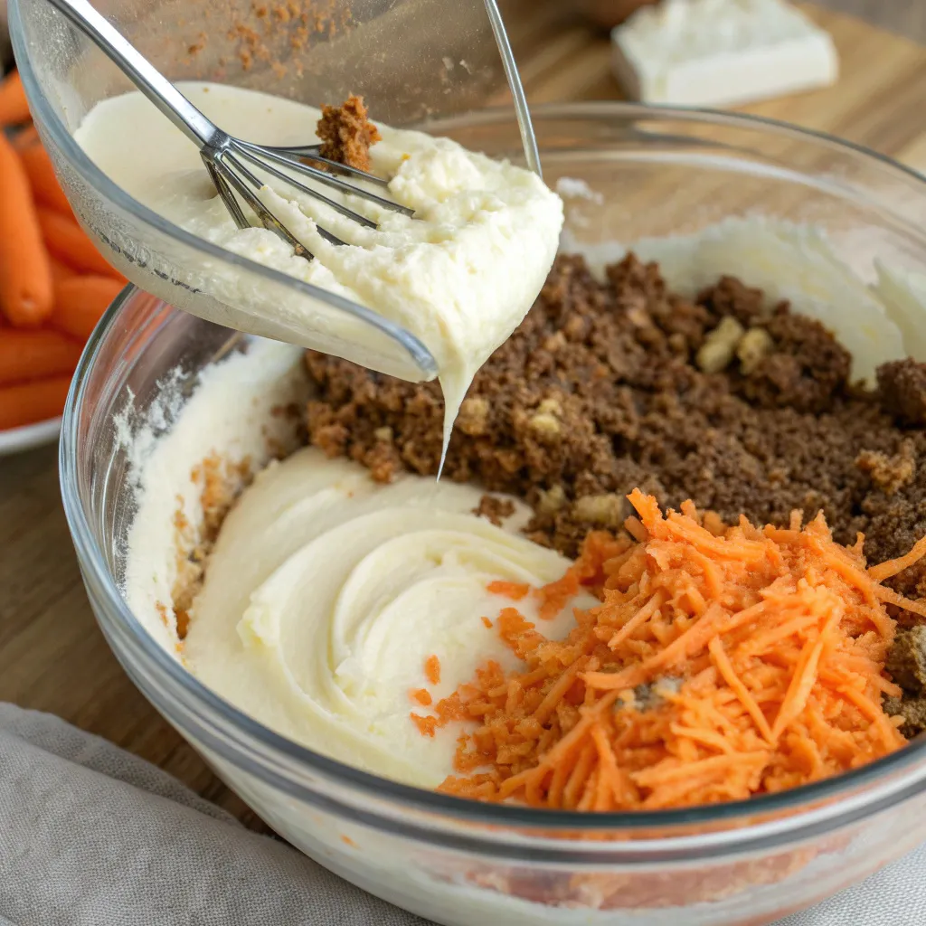 Carrot Cake Bars with Cheesecake Swirl