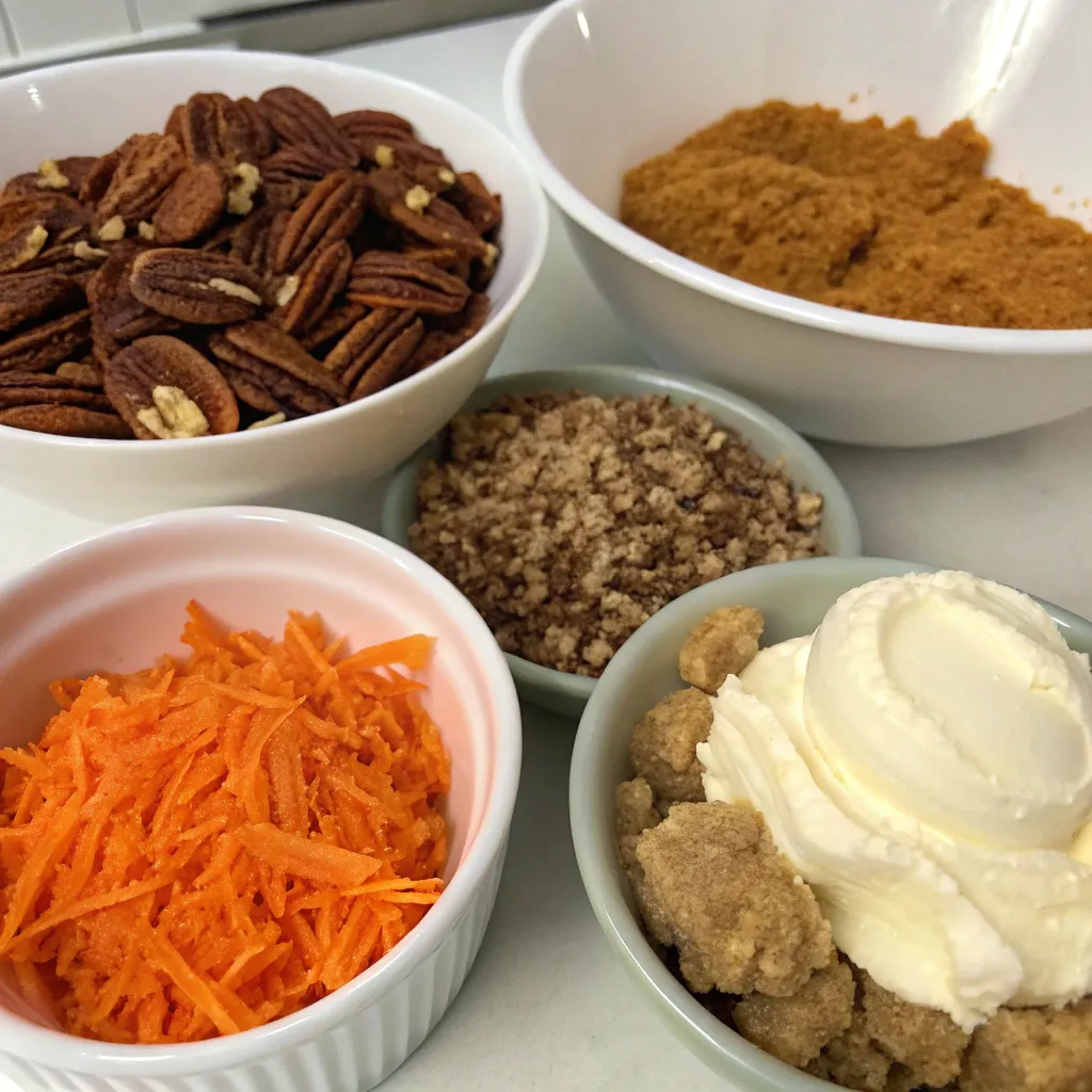 Carrot and Pecan Sticky Pudding