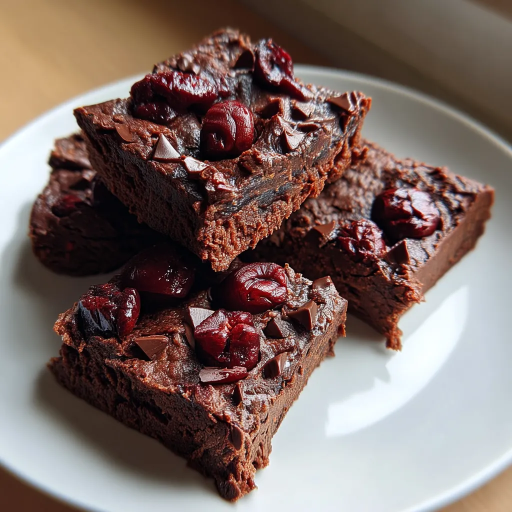 Chocolate-Cherry Protein Breakfast Bars