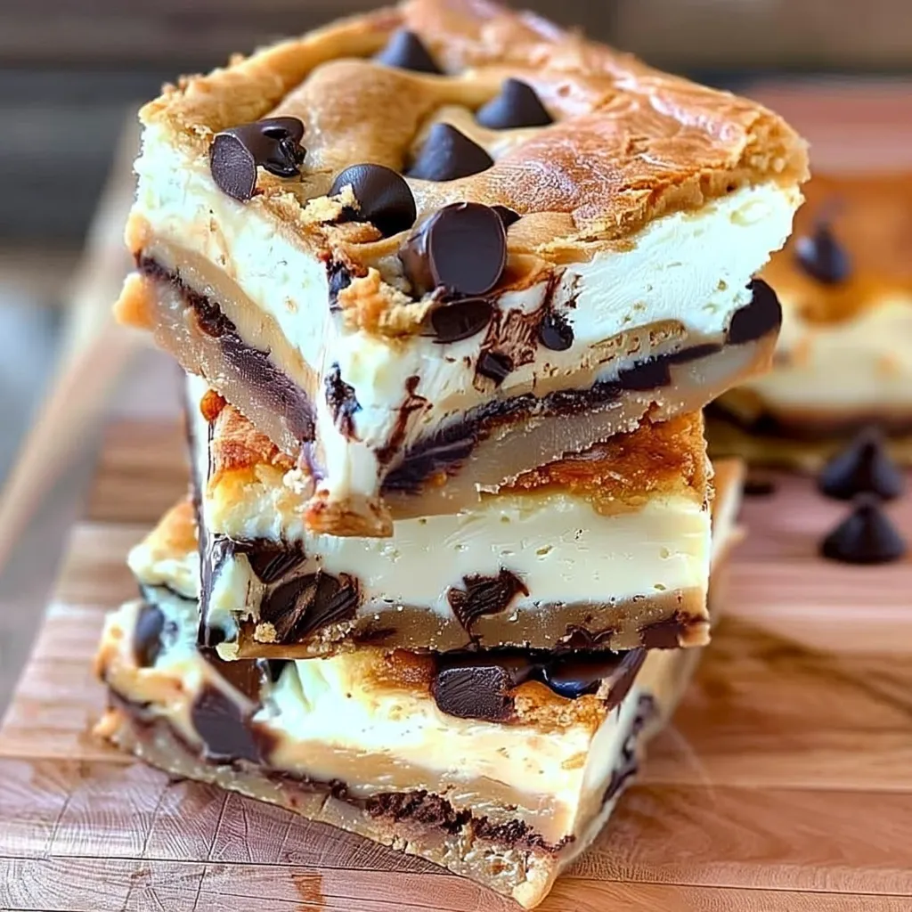 Chocolate Chip Cheesecake Bars