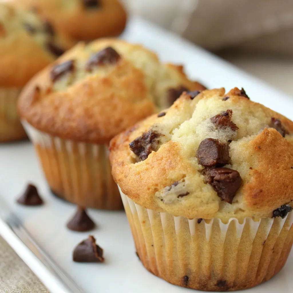Amazing Chocolate Chip Muffins