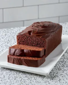 Chocolate Sponge Cake Loaf