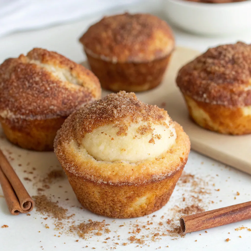 Cinnamon Sugar Cream Muffins