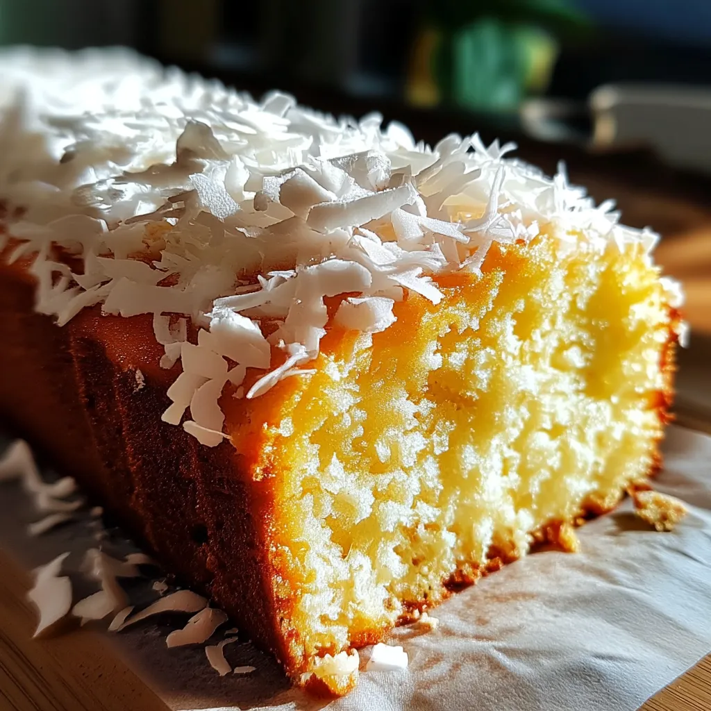 Coconut Cream Pound Cake