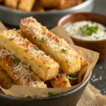 Cottage Cheese Parmesan Sticks