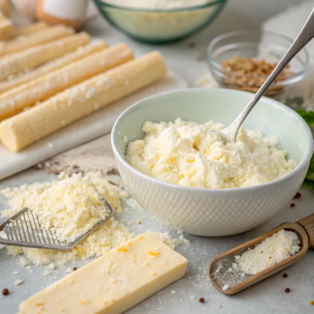 Cottage Cheese Parmesan Sticks