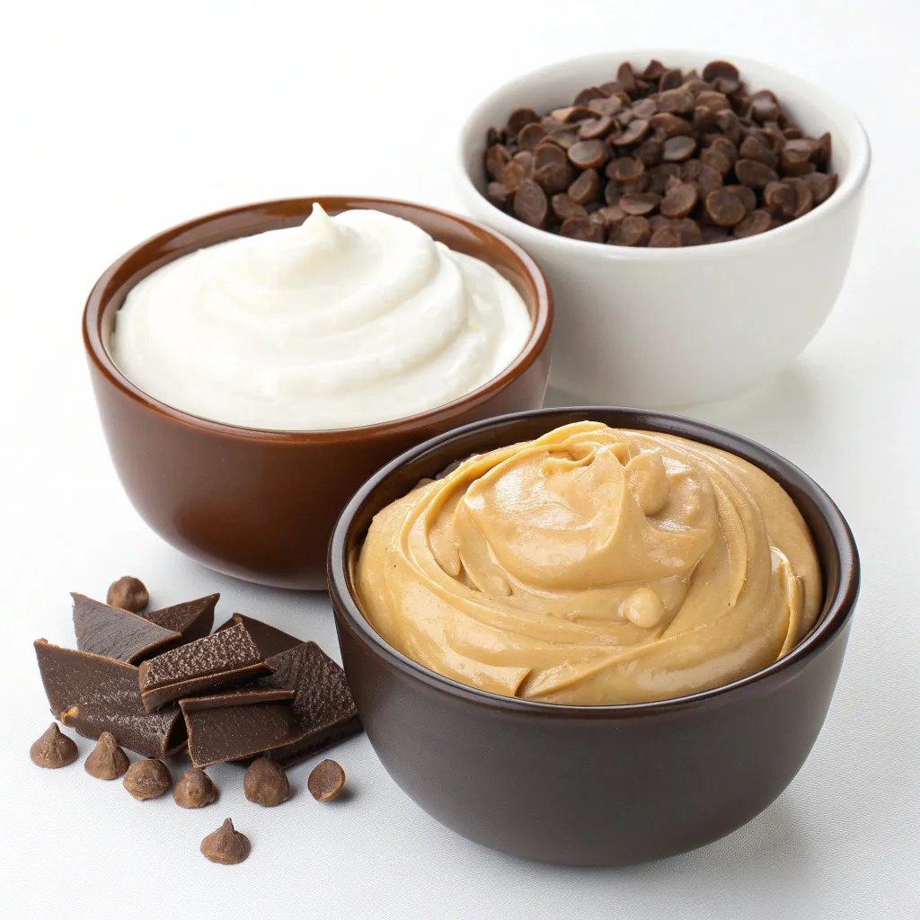 Creamy Greek Yogurt Peanut Butter Magic Shell Cups