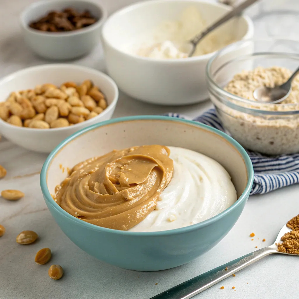 Creamy Greek Yogurt Peanut Butter Magic Shell Cups