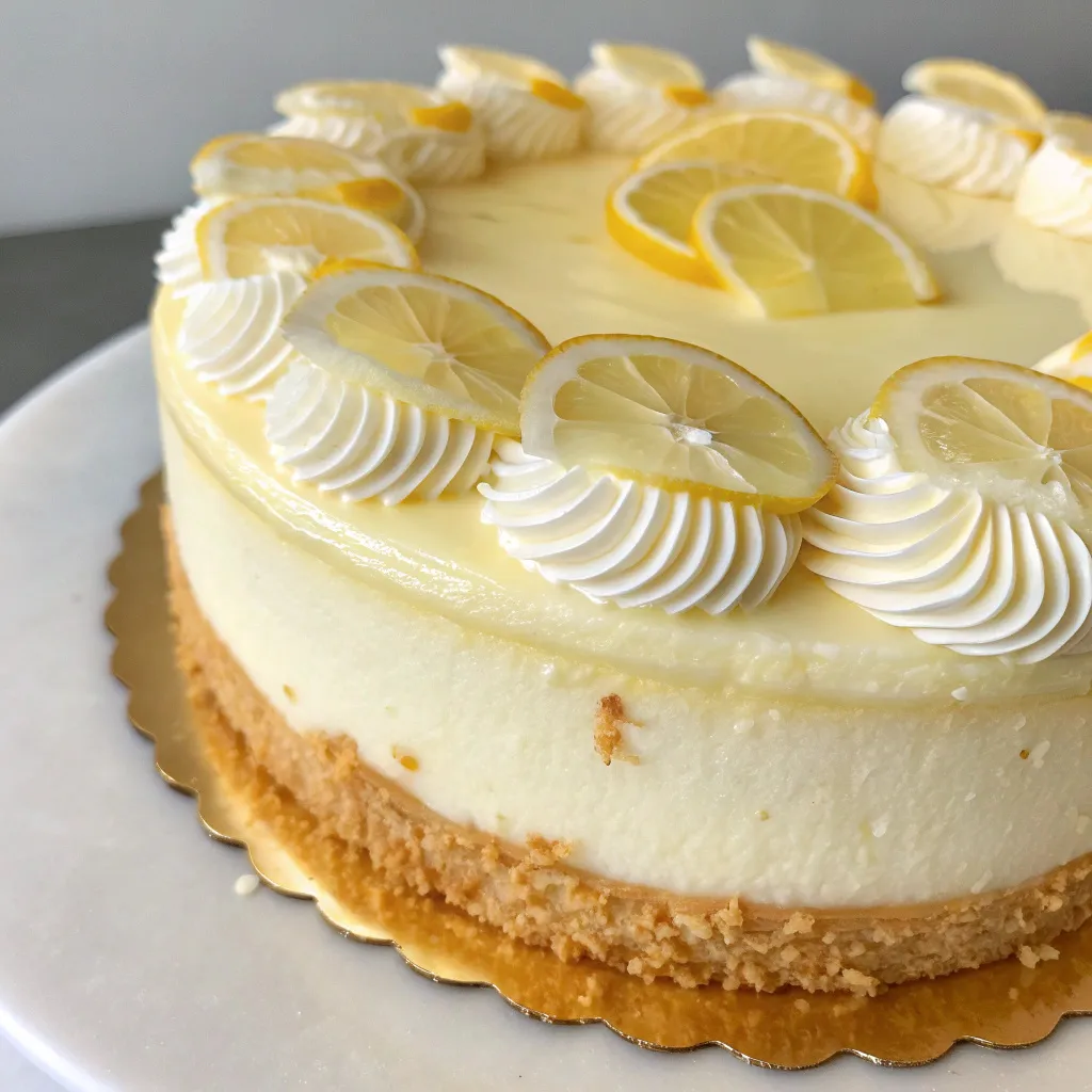 Lemon Cheesecake Cake with Cream Cheese Frosting