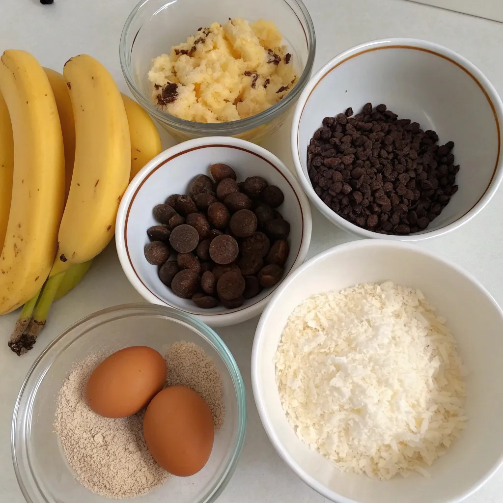 Flourless Banana Chocolate Coconut Cake