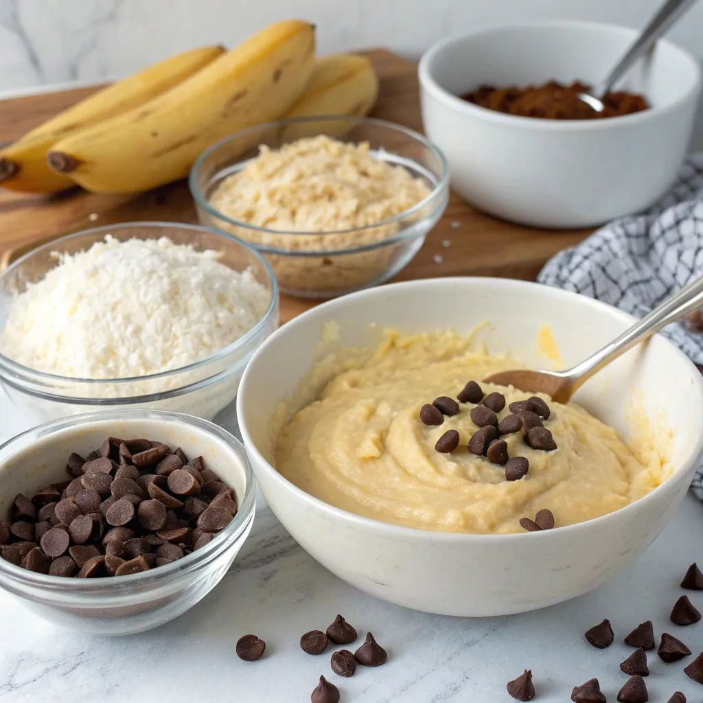 Flourless Banana Chocolate Coconut Cake