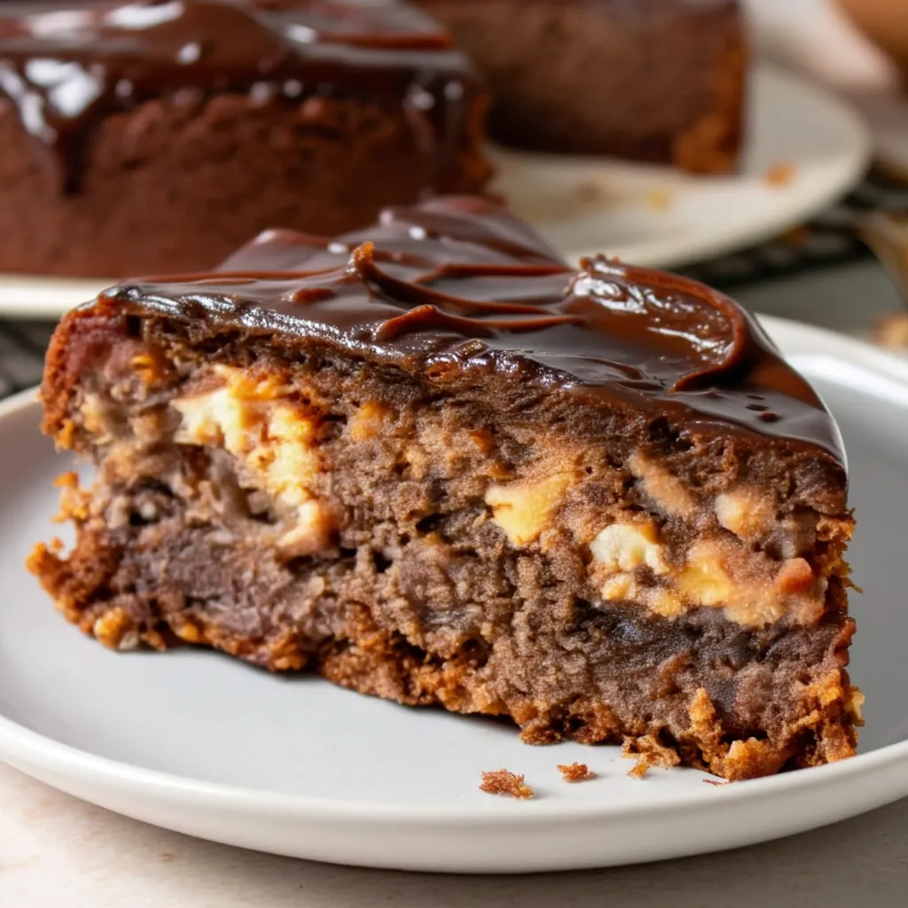 Flourless Banana Chocolate Coconut Cake