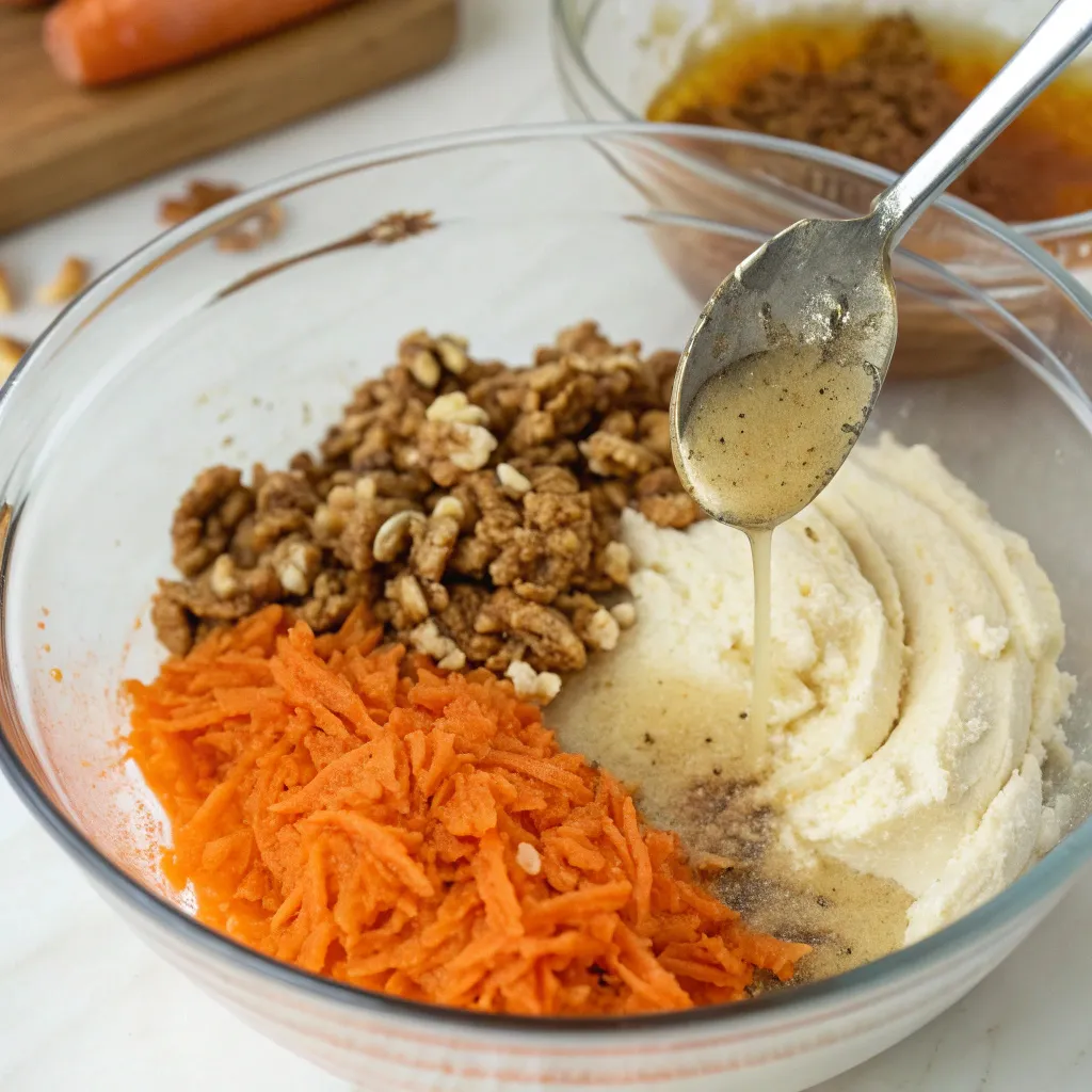 Flourless Carrot Walnut Maple Cake