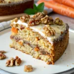 Flourless Carrot Walnut Maple Cake