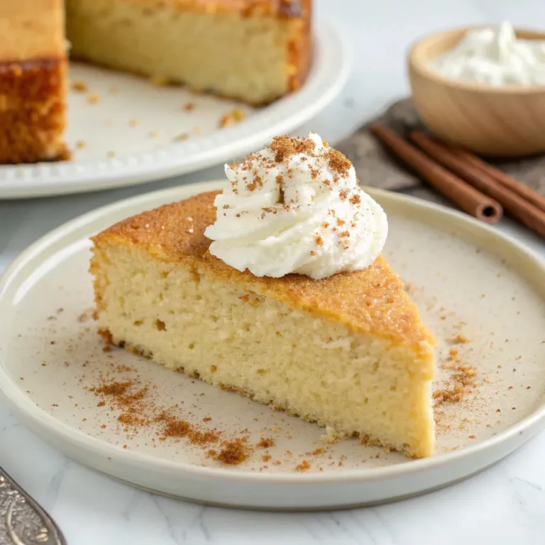 Flourless Eggnog Greek Yogurt Cake