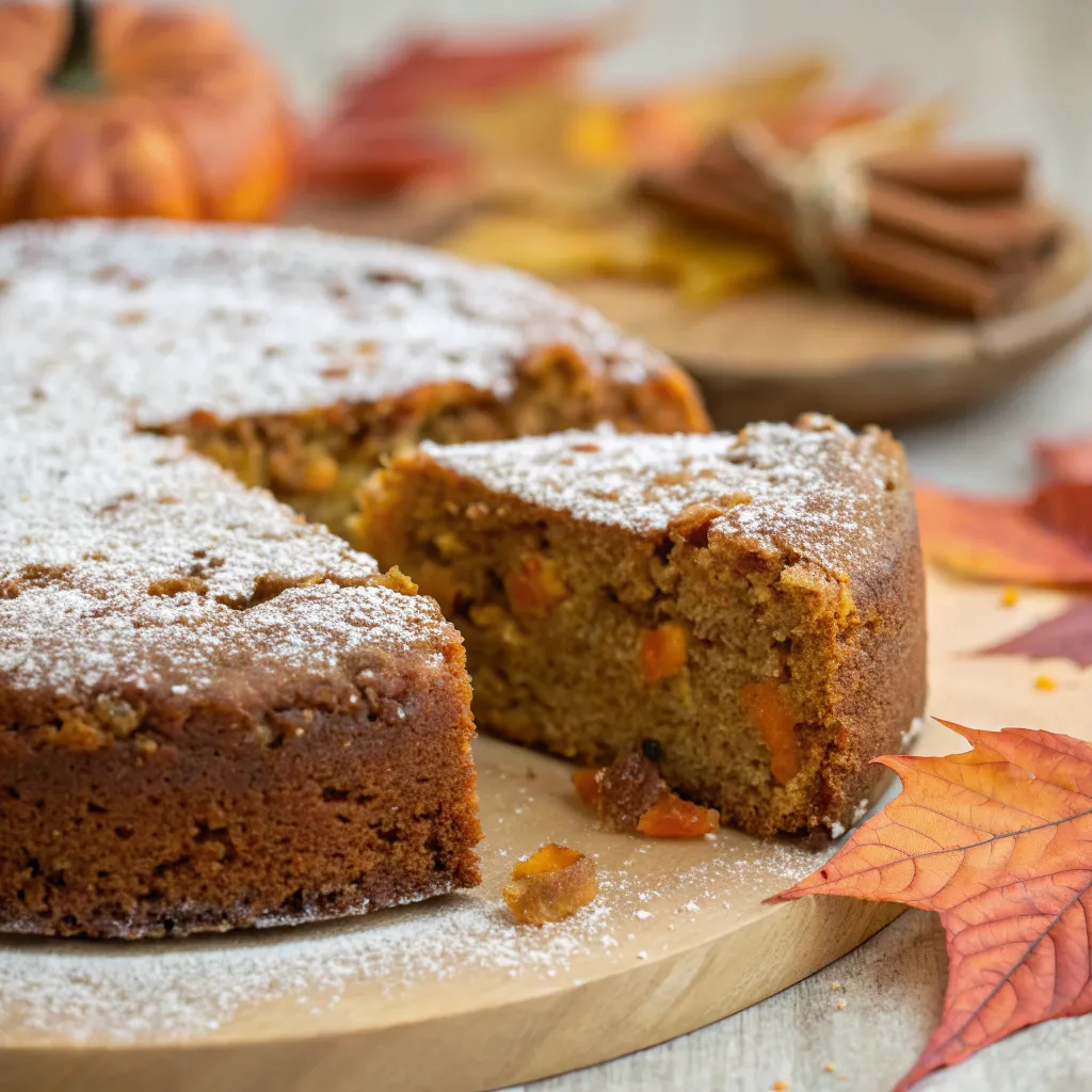 Flourless Pumpkin and Carrot Autumn Blend Cake