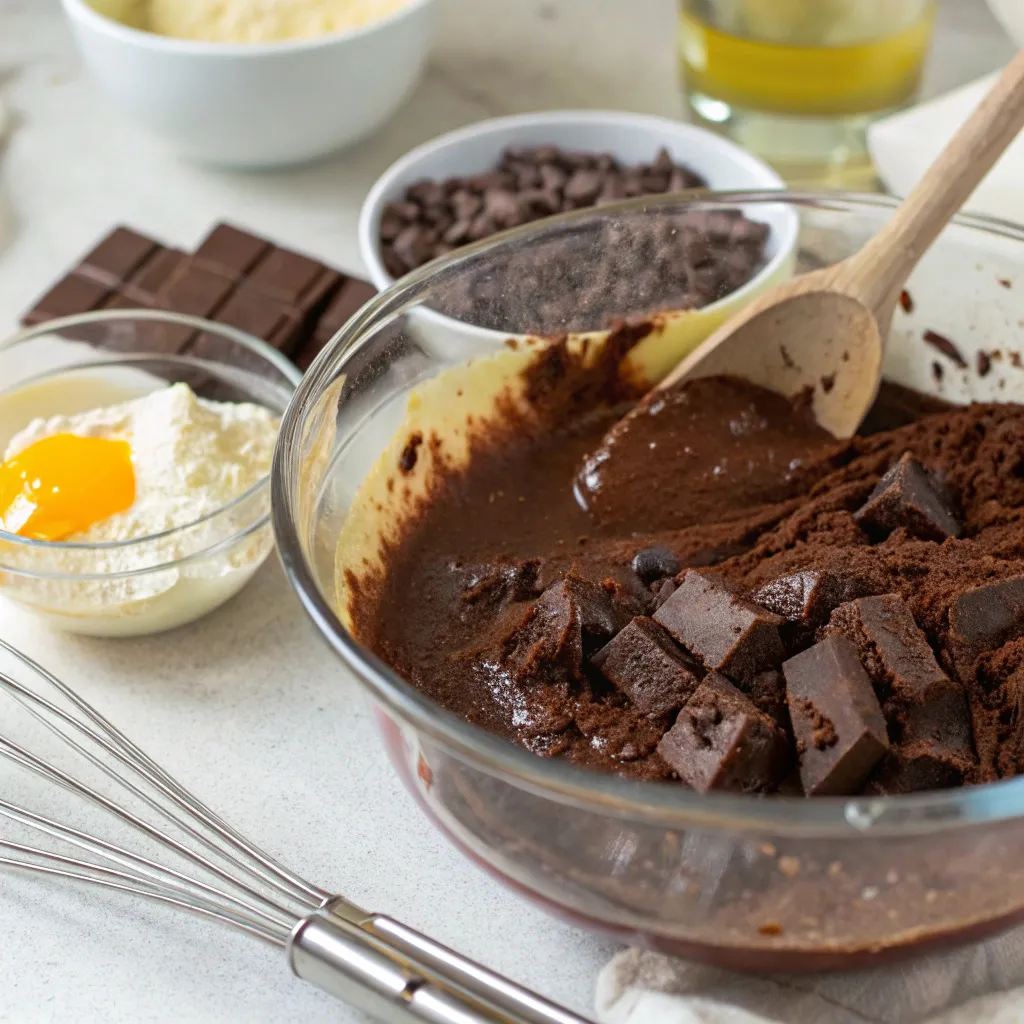 Fudgy Homemade Chocolate Olive Oil Brownies
