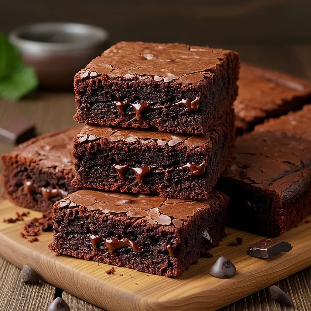 Fudgy Homemade Chocolate Olive Oil Brownies