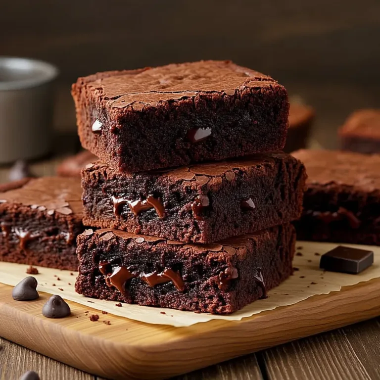 Fudgy Homemade Chocolate Olive Oil Brownies