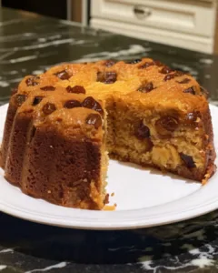 Ginger & Fruit Pudding Cake