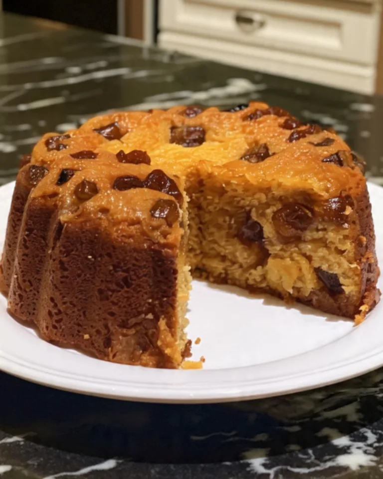 Ginger & Fruit Pudding Cake