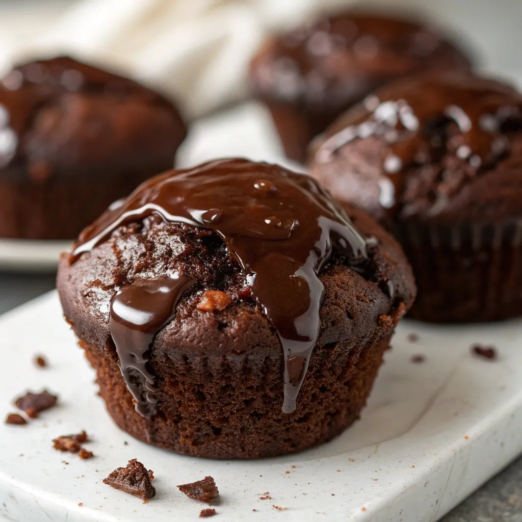 Gooey Triple Chocolate Muffins : The Ultimate Indulgence for Chocolate Lovers 11 Gooey Triple Chocolate Muffins