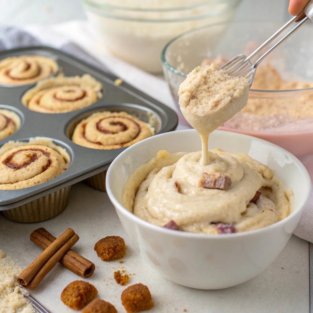 Healthy Peanut Butter Greek Yogurt Cinnamon Roll Blondie Muffins with Gooey Centers 10 Greek Yogurt Cinnamon Roll Blondie Muffins with Gooey Centers