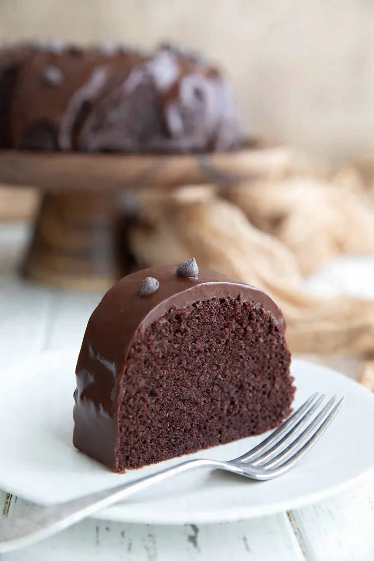 Keto Chocolate Ricotta Cake