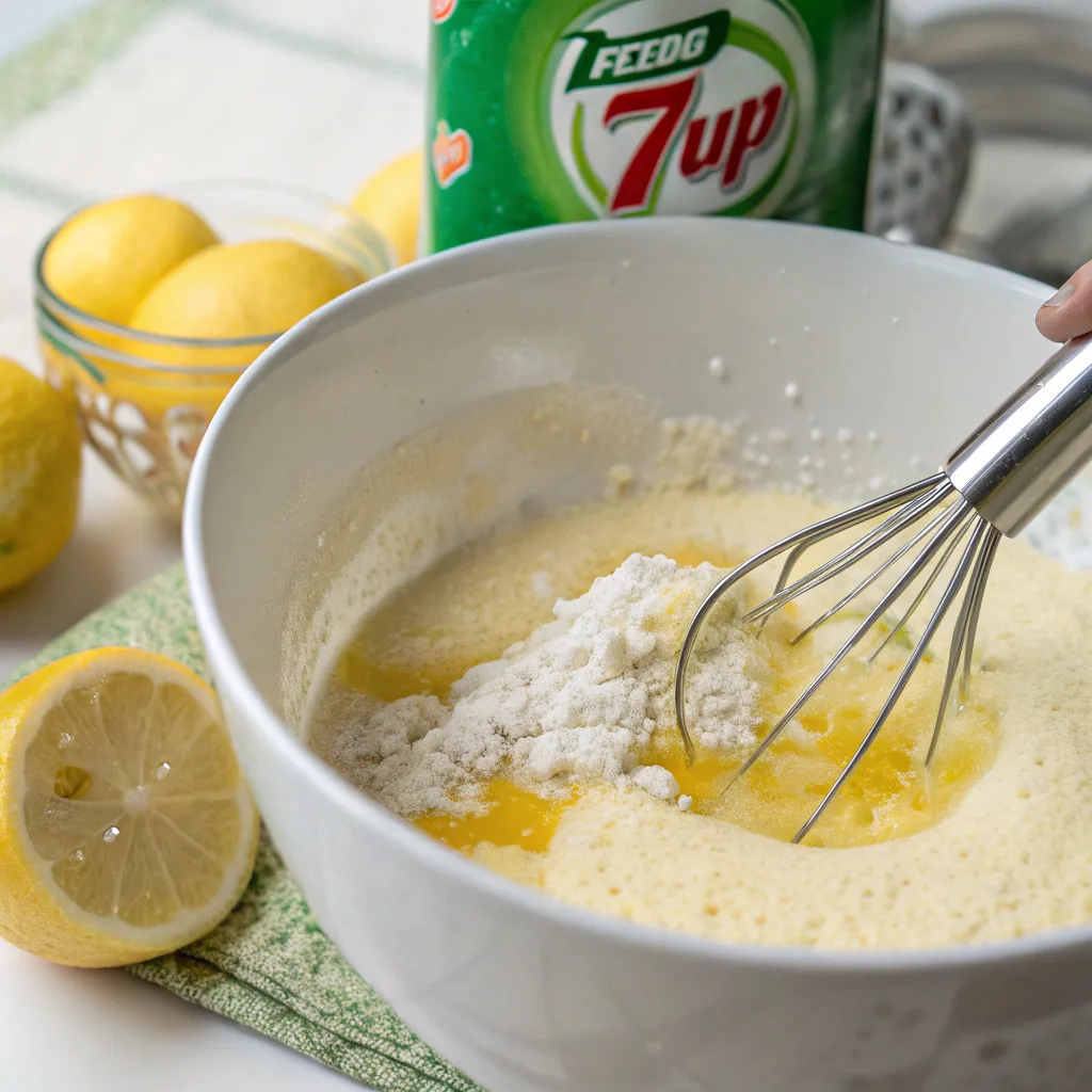 Lemon 7UP Cake