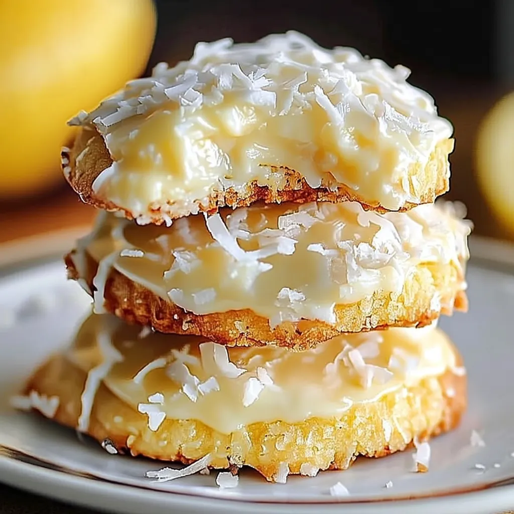 Irresistible Lemon Coconut Cheesecake Cookies (Soft, Tangy & Tropical!) 11 Lemon Coconut Cheesecake Cookies