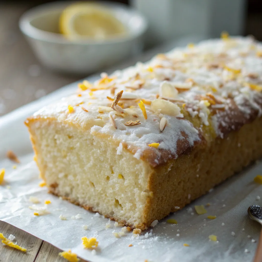 Lemon Coconut Yogurt Cake