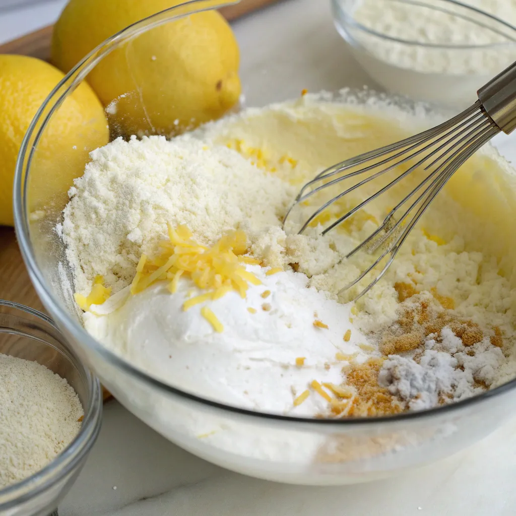 Lemon Coconut Yogurt Cake