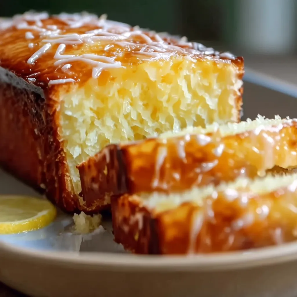 Lemon Yogurt Cake Recipe with Moist Tangy Flavor